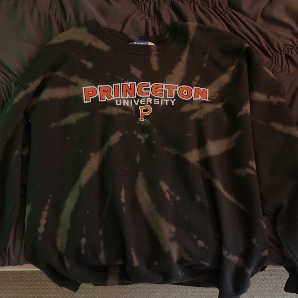 Vintage tie dye Princeton university sweatshirt